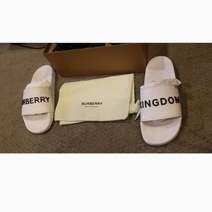 Burberry slides